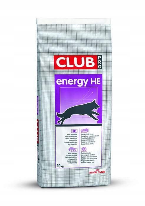 Suché krmivo pre psa Royal Canin Club Energy He 20 kg
