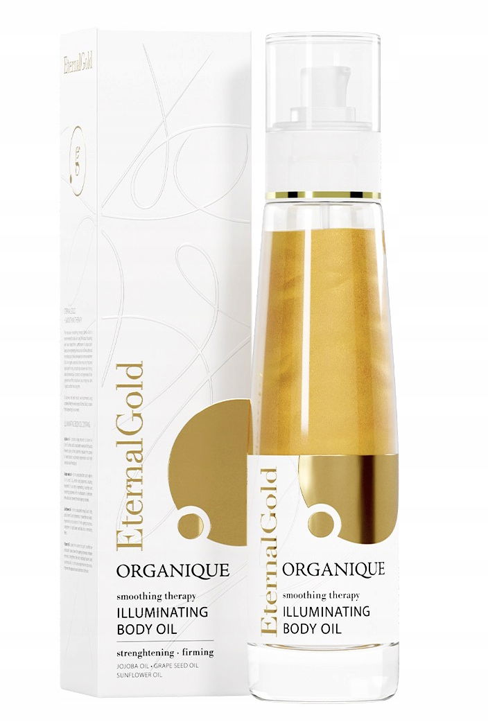 Suchý olej Eternal Gold s čiastočkami Organique časticami 100 ml