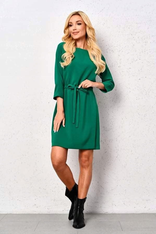 Sukňa Zelený model 0386 Lalous 3/4 rukáv veľ. S