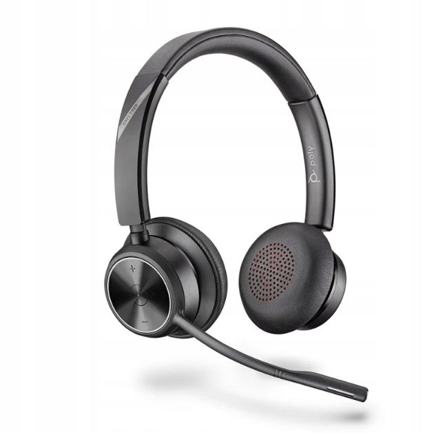 Súprava slúchadiel 215201-05 Stereo Na uši Bezdrôtové Dect Čierne Poly