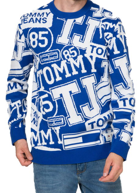 Sveter Tommy Jeans Logo Print veľ. M DM0DM05070