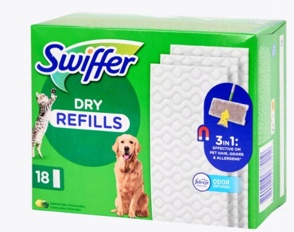 Swiffer Dry Suché utierky na mopové vône 18 ks