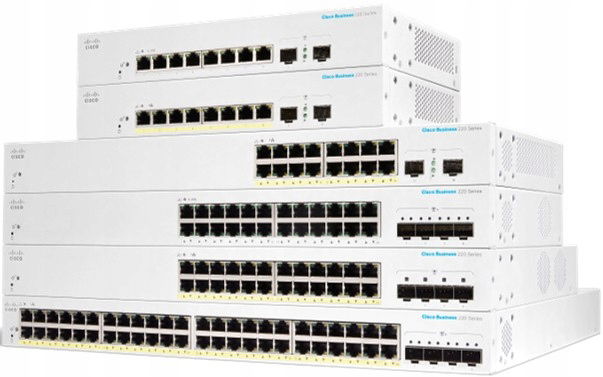 Switch Cisco CBS220-24P-4X-EU