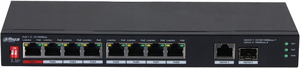 Switch PoE 2,0 Dahua Desktop je nespravovateľný