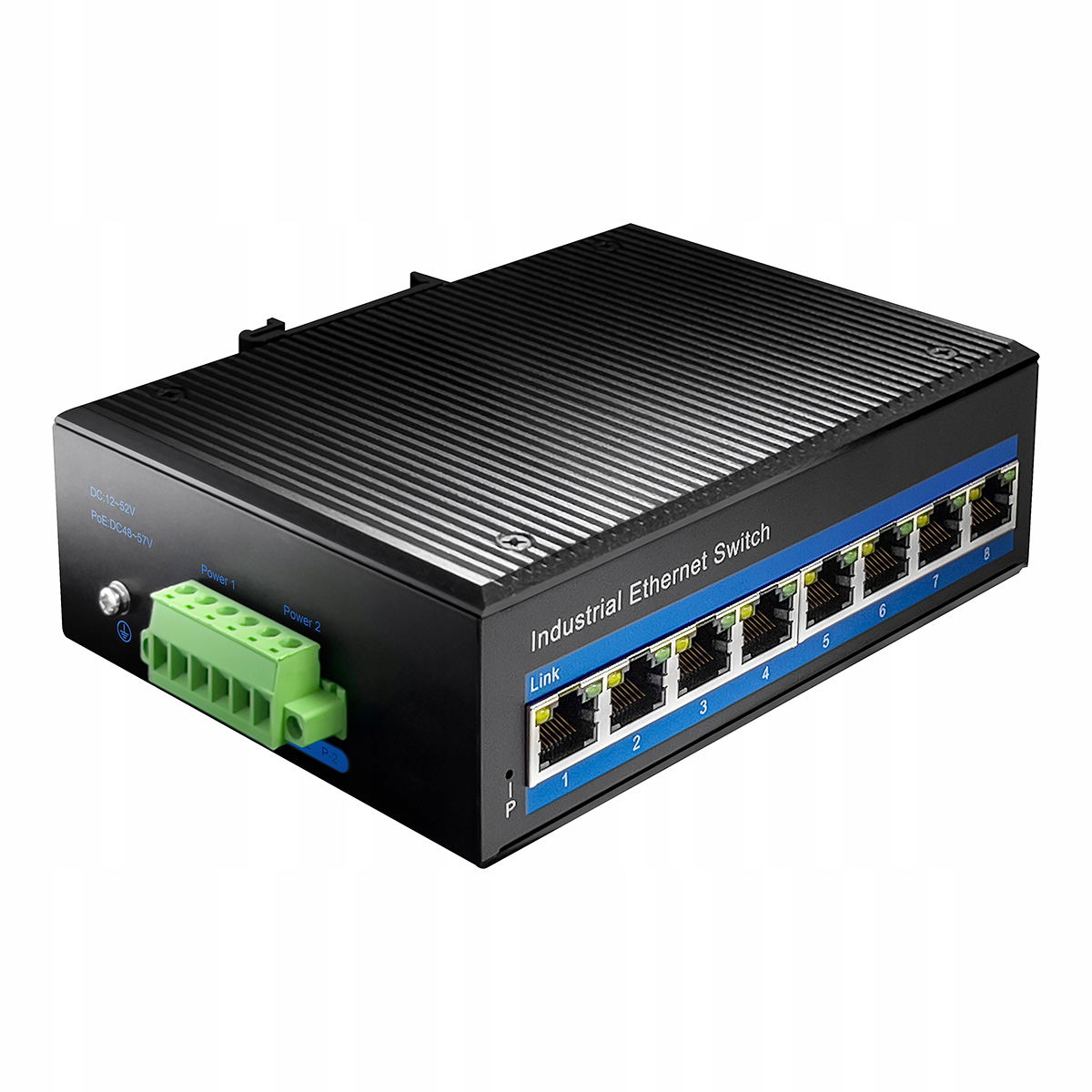 Switch PoE 8-portový IF1008P 8x30W 10/100 priemyselný