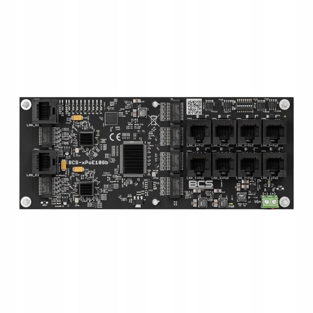 Switch PoE BCS-xPoE10Gb 10 portov Open Frame