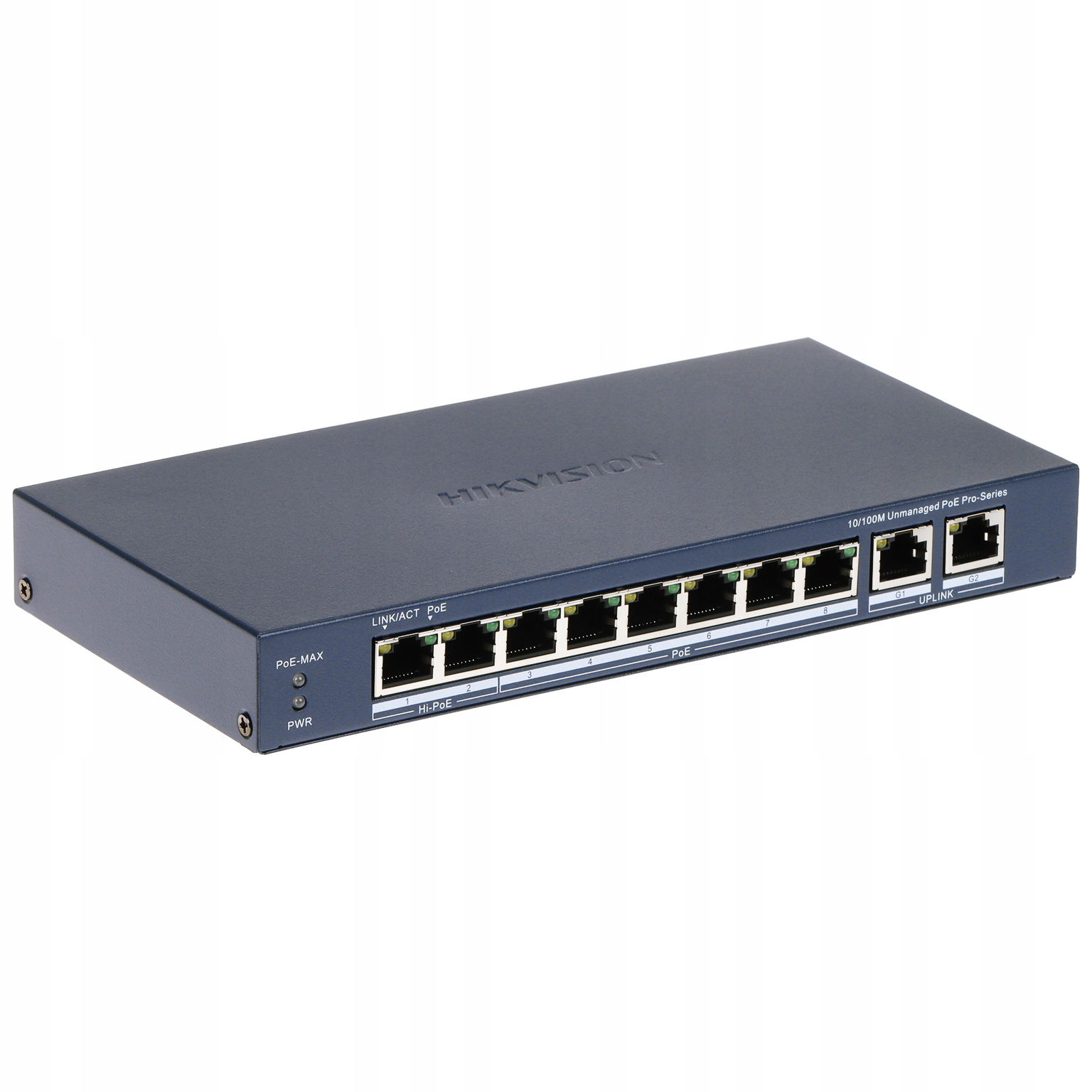 Switch Poe DS-3E0310HP-E(C) 8-PORTOVÝ Hikvision Da