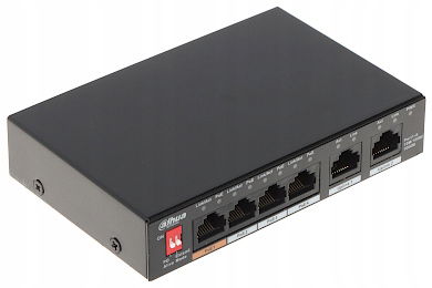 Switch Poe PFS3006-4GT-60-V2 4-PORTOVÝ Dahua