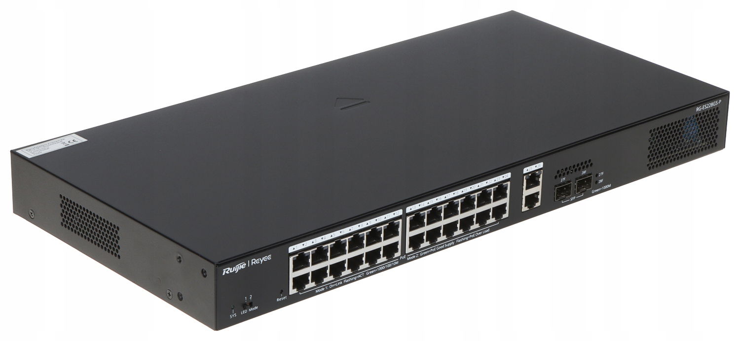 Switch Poe RG-ES228GS-P 24-PORTOVÝ Sfp Reyee Da