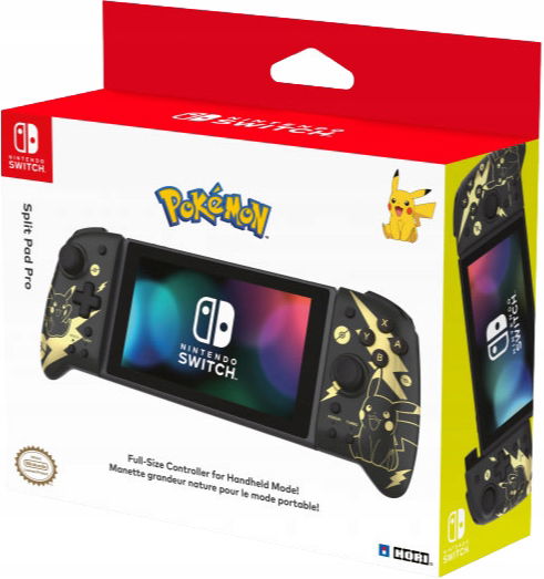 Switch Split Ovládač Pro Pikachu Čierna Zlatá Edícia
