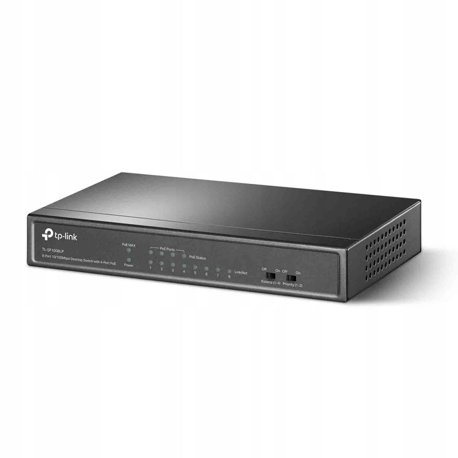 Switch Tp-link TL-SF1008LP 4 x dosah 250 m