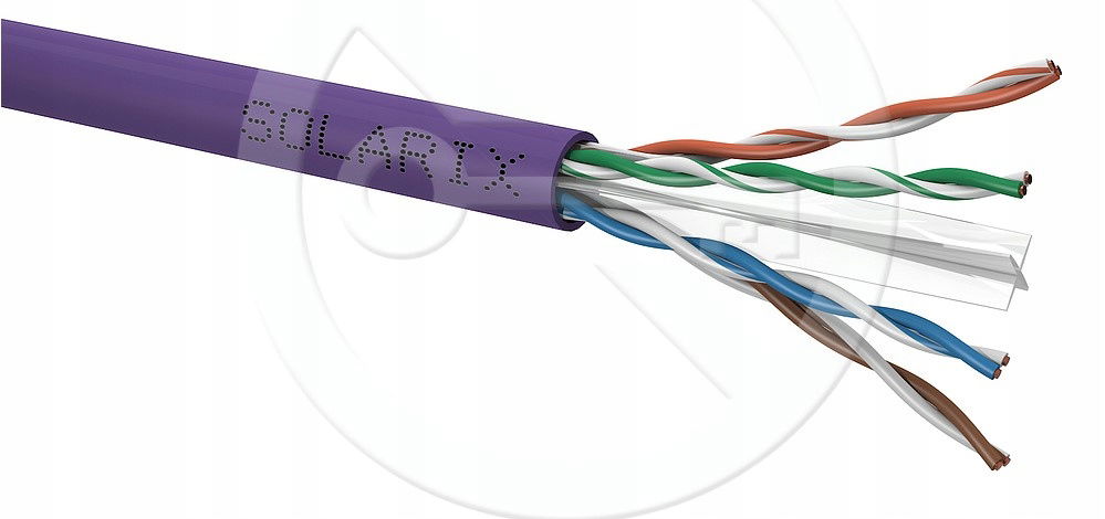 SXKD-6-UTP-LSOH Solarix Lsoh, 100m/box, Dca-s2, d2, a1