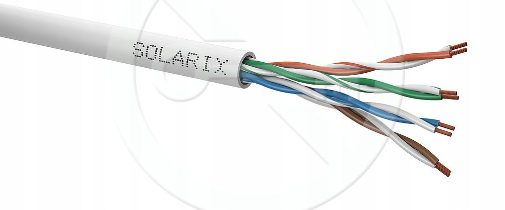 SXKL-5E-UTP-PVC-GY Solarix , 305m/box, Fca