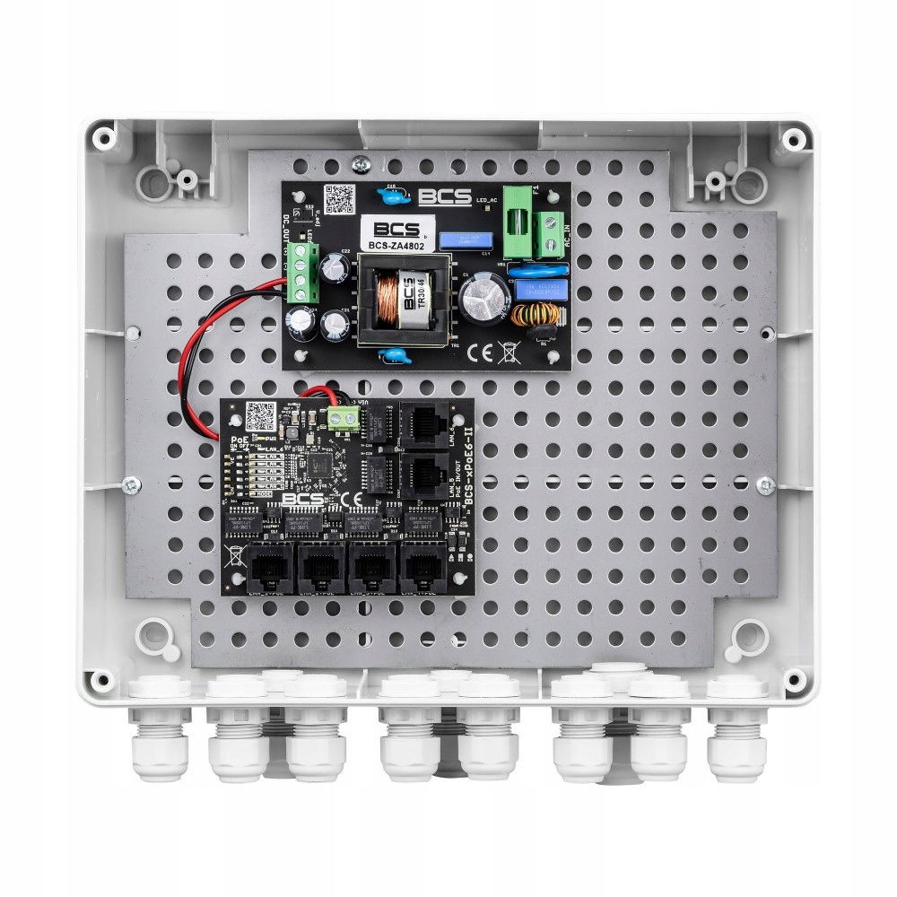 Systém napájania PoE 4 kamery BCS-IP4/Z/E-S
