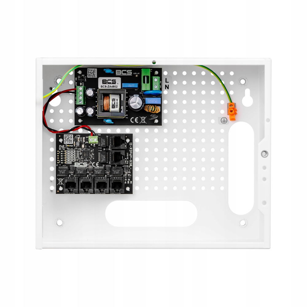 Systém napájania PoE pre 4 kamery BCS-IP4/E-S
