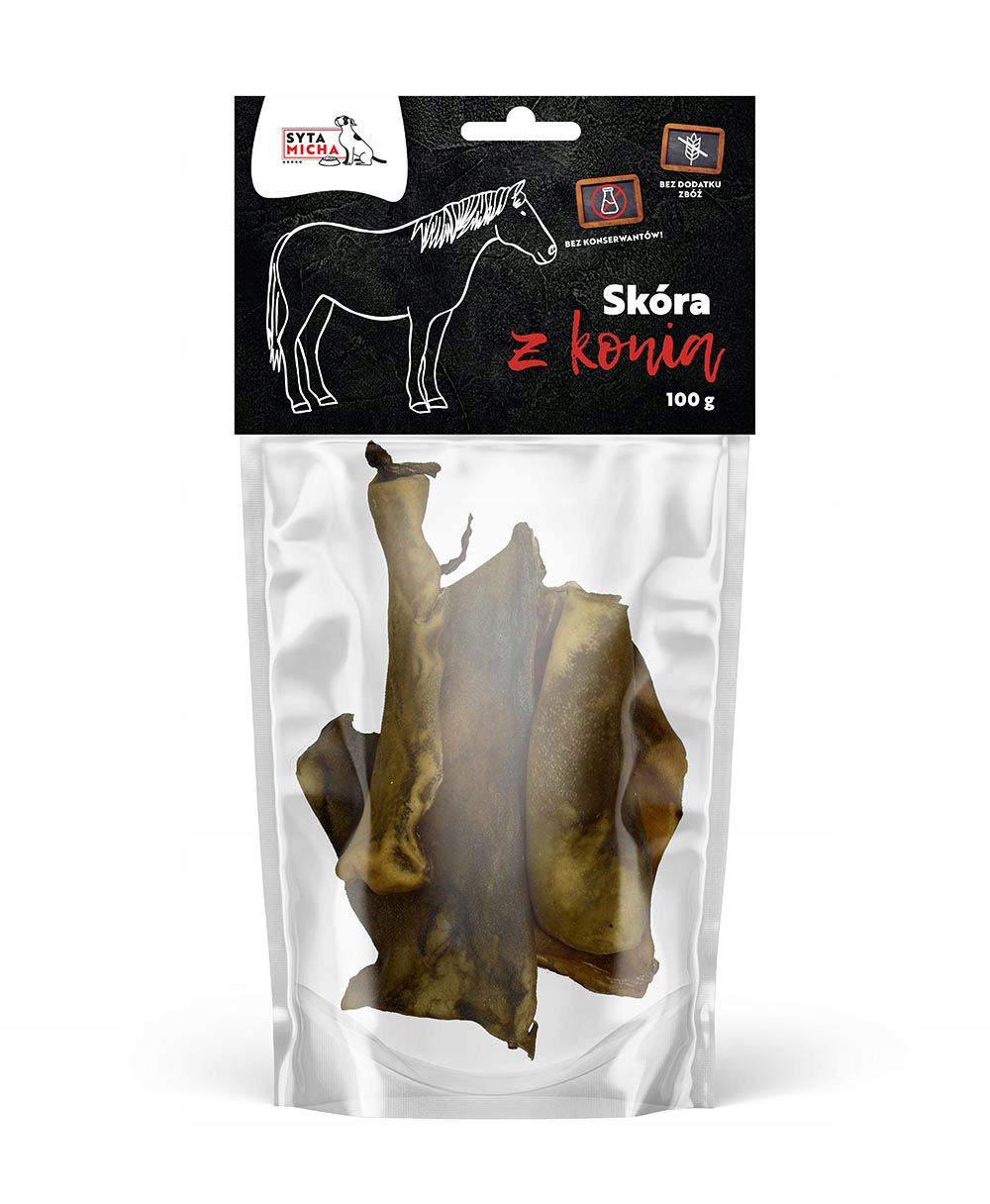 Syta Micha Koža z koňa pre psa 100 g