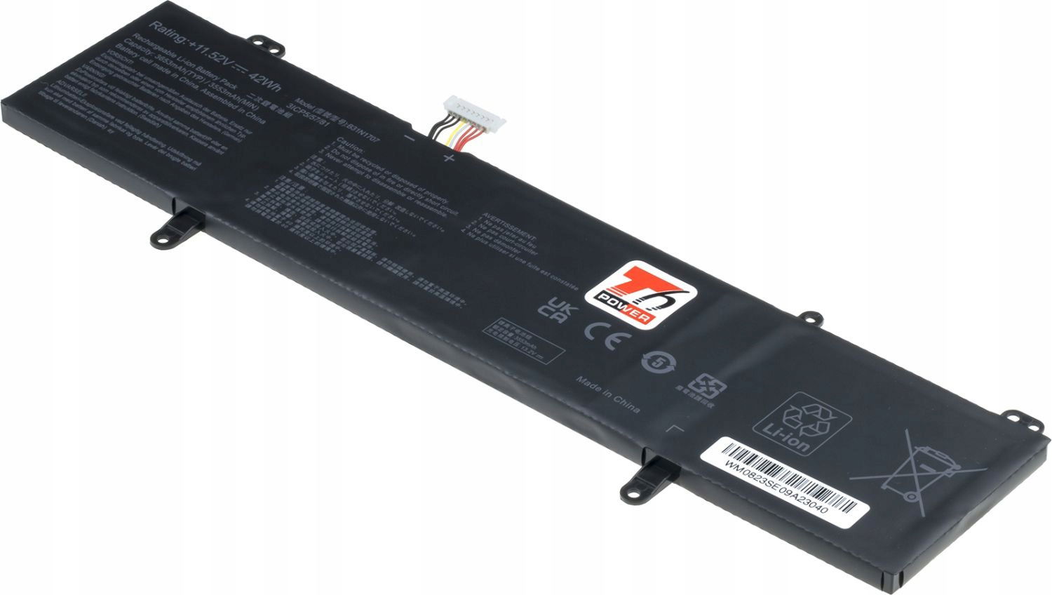 T6 Power batéria pre Asus X411QR