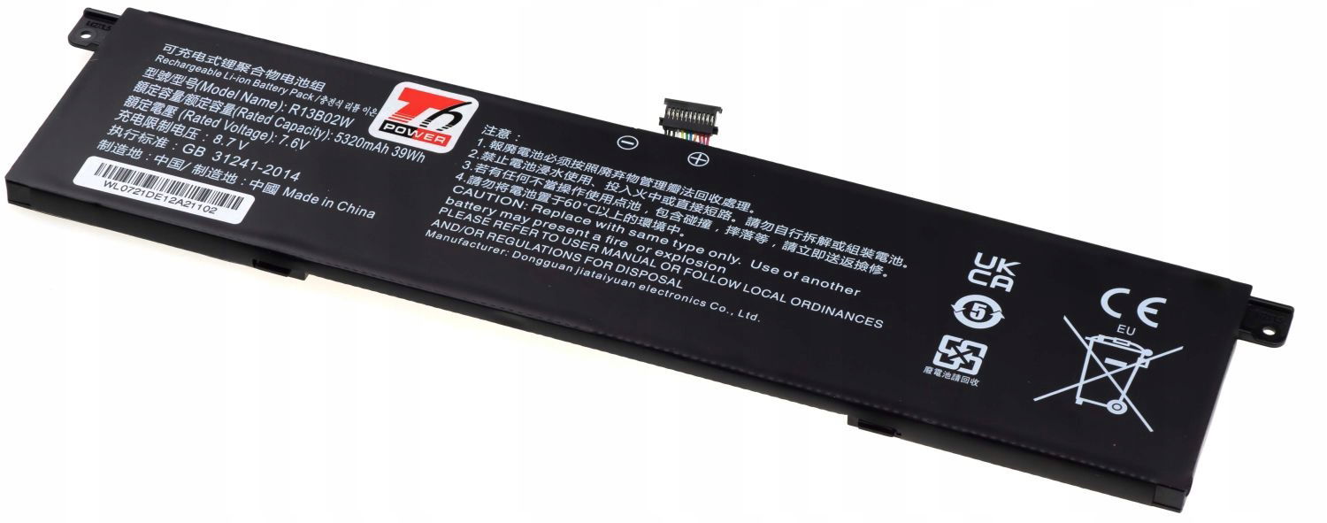 T6 Power batéria pre Xiaomi Mi Notebook Air 13.3