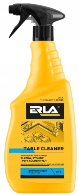 Table Cleaner tekutý prostriedok na umývanie dosiek, stolov a varných dosiek Erla 750 ml