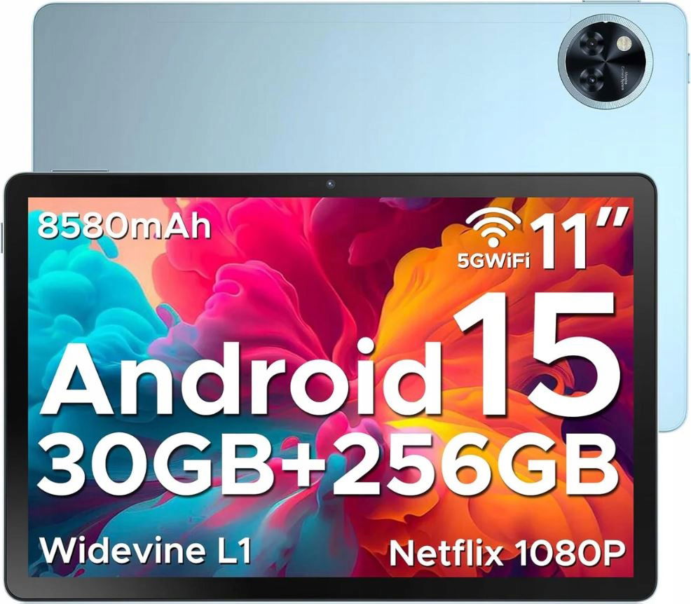 Tablet Doogee U11 11" 16/128 Gb 8580 mAh Android15 5G WiFi modrý