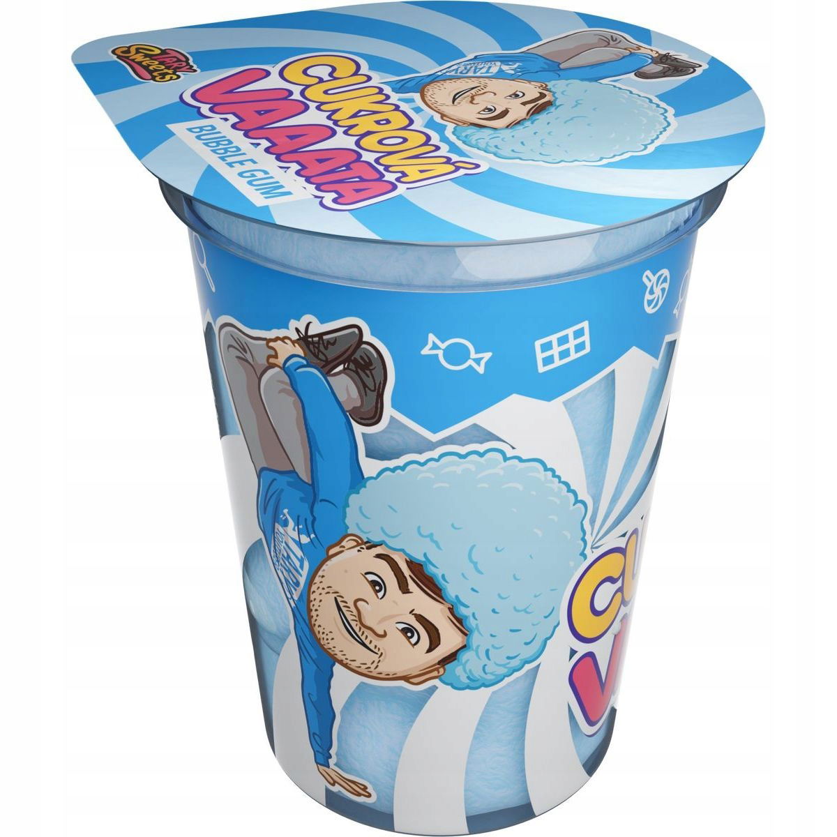 Tary Sweets Cukrová vata Bubble Gum