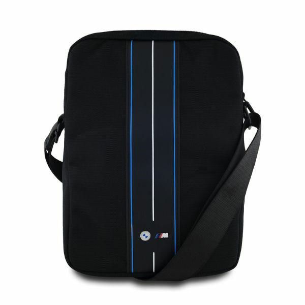 Taška Bmw BMTB8COMPVSKL Tablet 8" čierna/čierna Nylon Blue Stripe