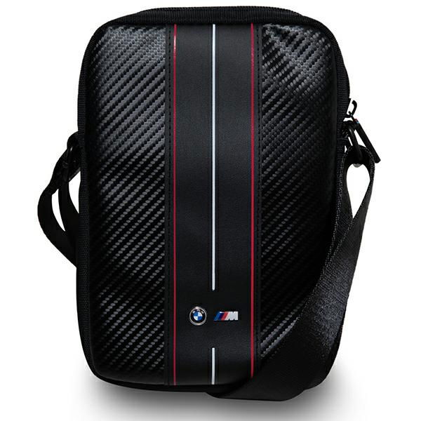 Taška Bmw BMTB8COMSCAKR 8" čierna/čierna Carbon Red Stripes