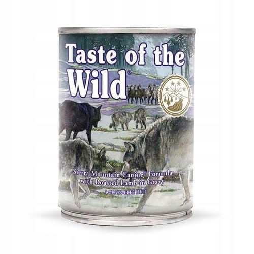 Taste of the Wild Sierra Mountain Canine Jahňacie mäso 390 g
