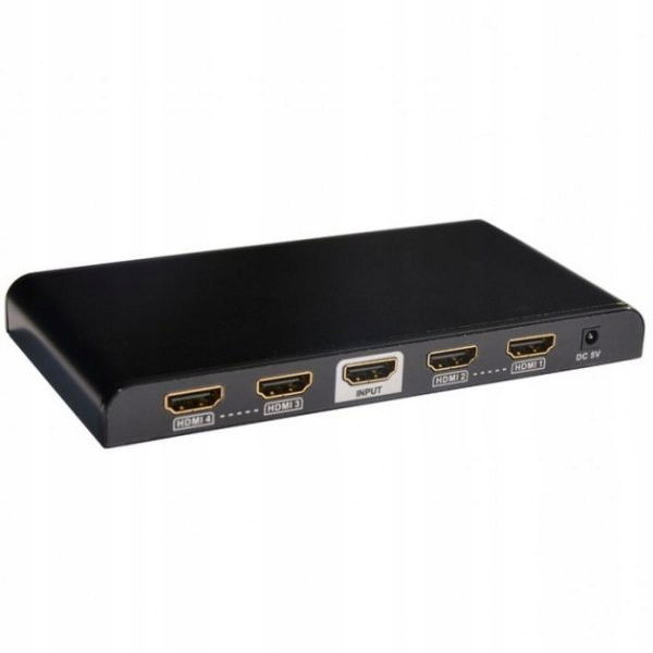 Techly Rozdeľovač-splitter Hdmi 1/4 Ultra Hd, 3D