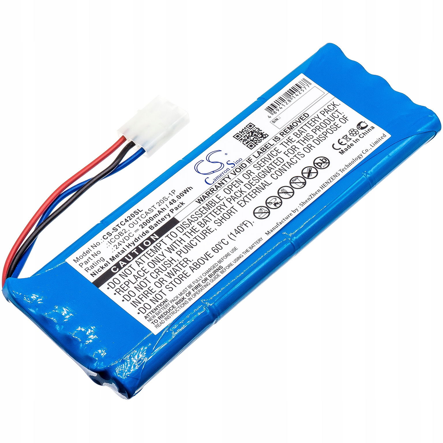 Techtek Batéria 2000mAh kompatibilná s [ Soundcast ] ICO420, ICO421, Outcast