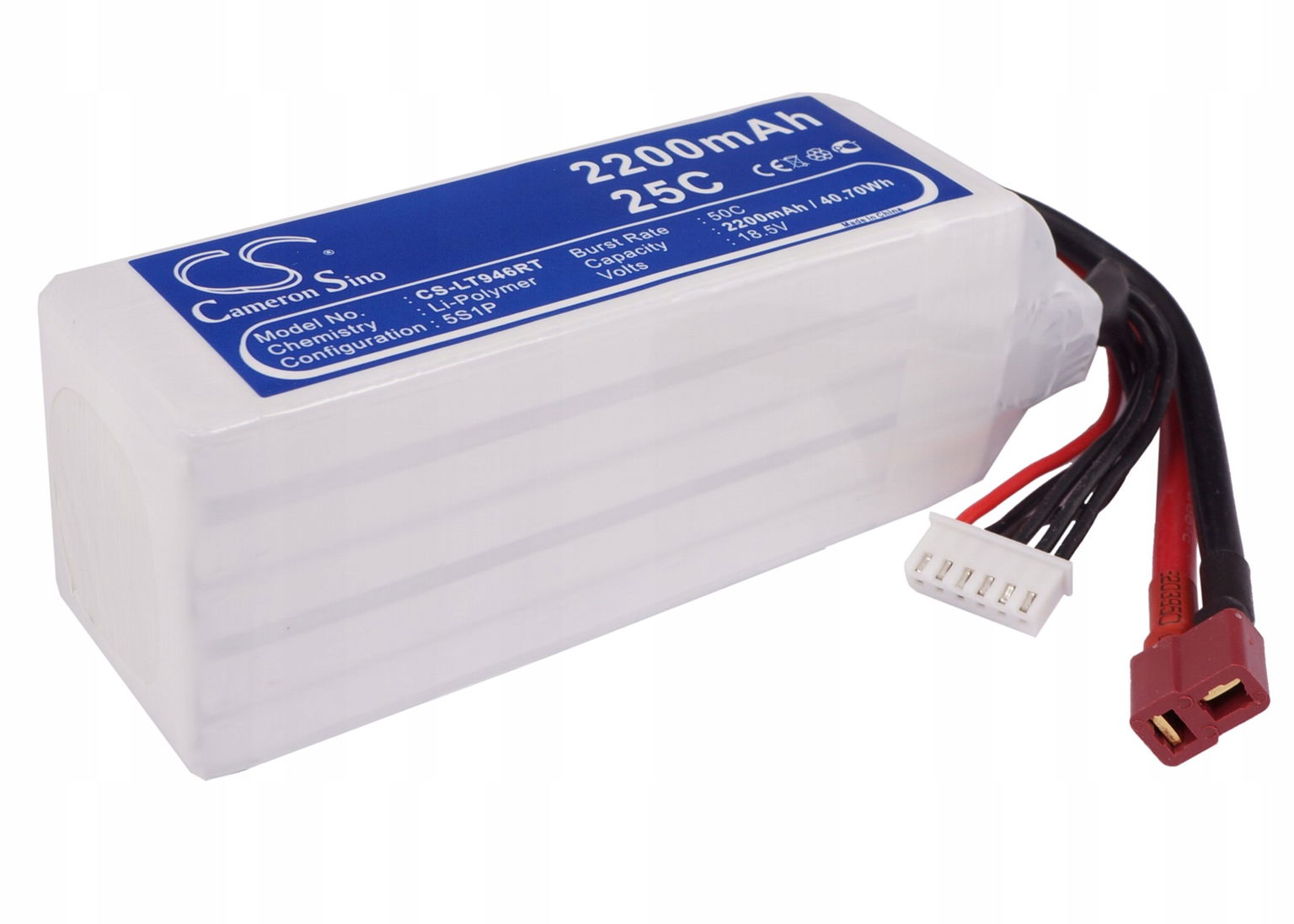 Techtek Batéria 2200mAh kompatibilná s [rc] Techtek nahrádza Techtek