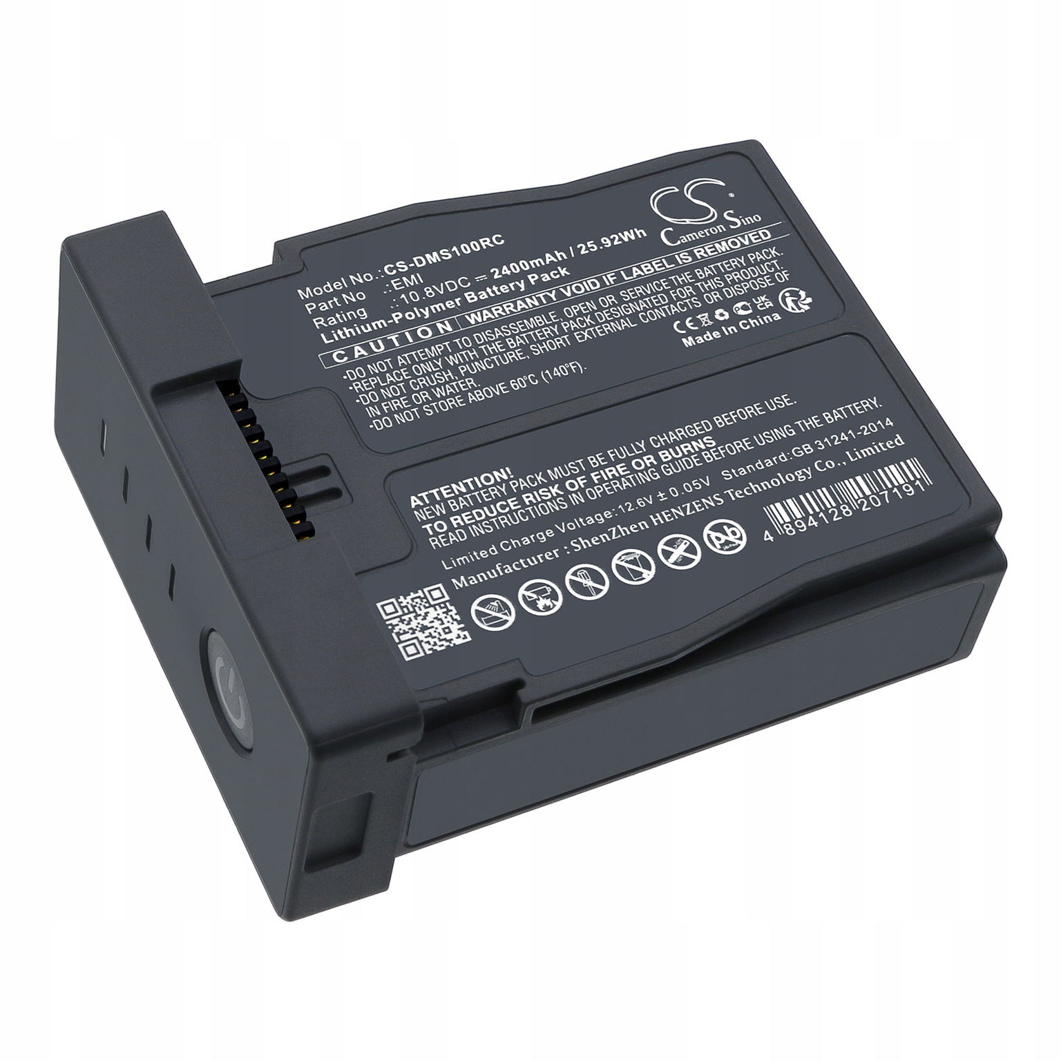 Techtek Batéria 2400mAh kompatibilná s [dji] RoboMaster S1 nahrádza Emi