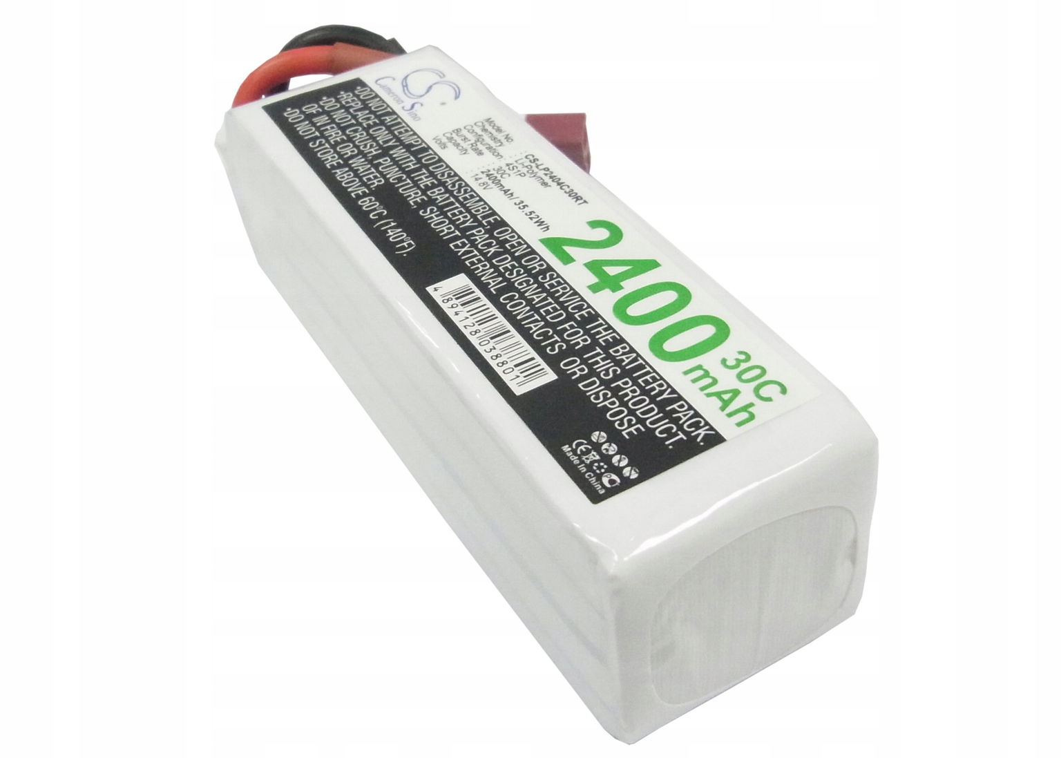 Techtek Batéria 2400mAh kompatibilná s [rc] Techtek nahrádza Techtek