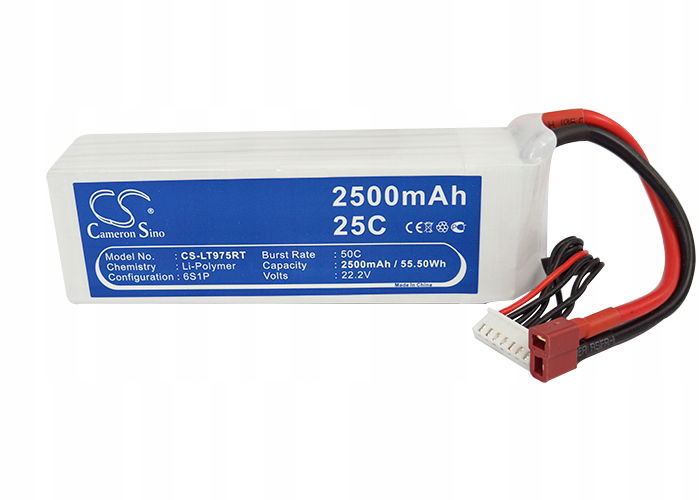 Techtek Batéria 2500mAh kompatibilná s [rc] Techtek nahrádza Techtek