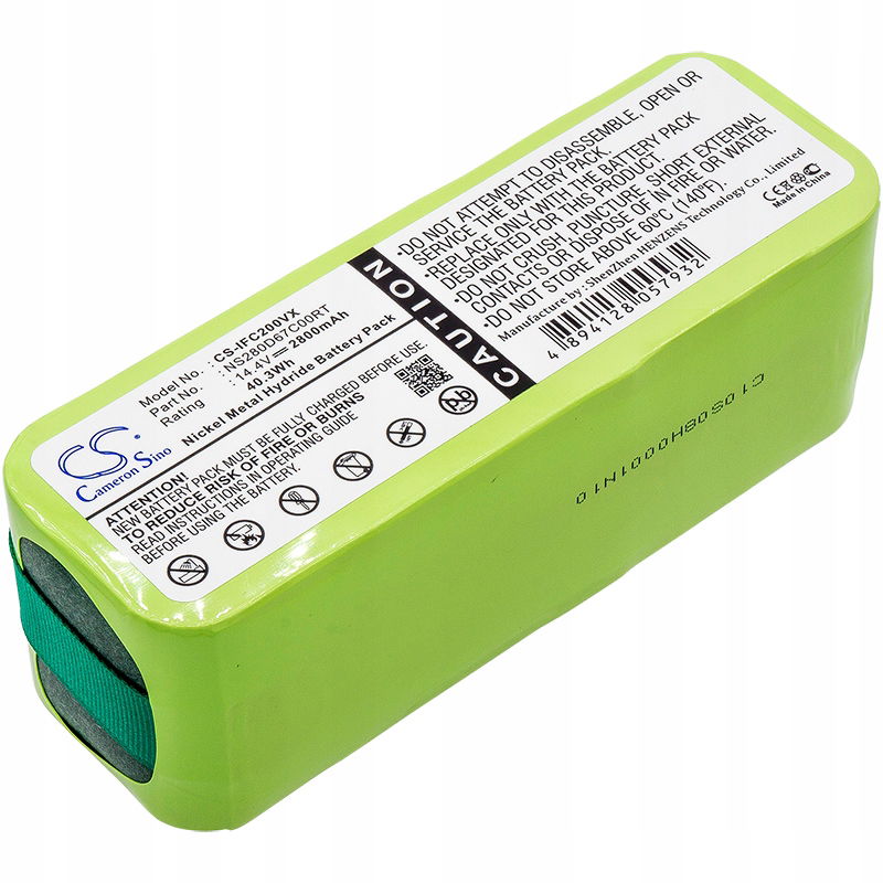 Techtek Batéria 2800mAh kompatibilná s [ Infinuvo ] CleanMate 365, CleanMate