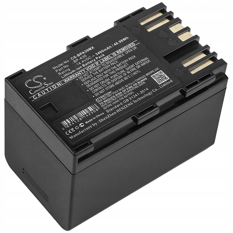 Techtek Batéria 3400mAh kompatibilná s [ Canon ] CA-CP200L, Eos C200, Eos C2