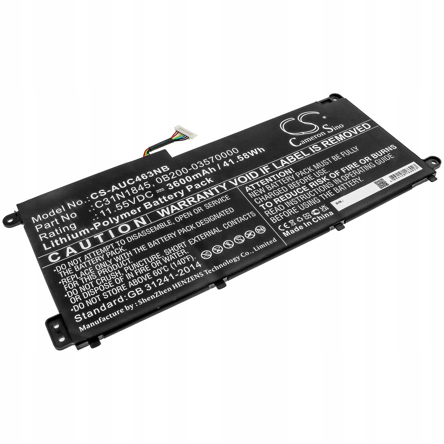 Techtek Batéria 3600mAh kompatibilná s [ Asus ] Chromebook C436FA nahrádza
