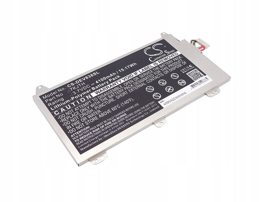 Techtek Batéria 4100mAh kompatibilná s [ Dell ] Venue 8 Pro (3845) Tablet, V