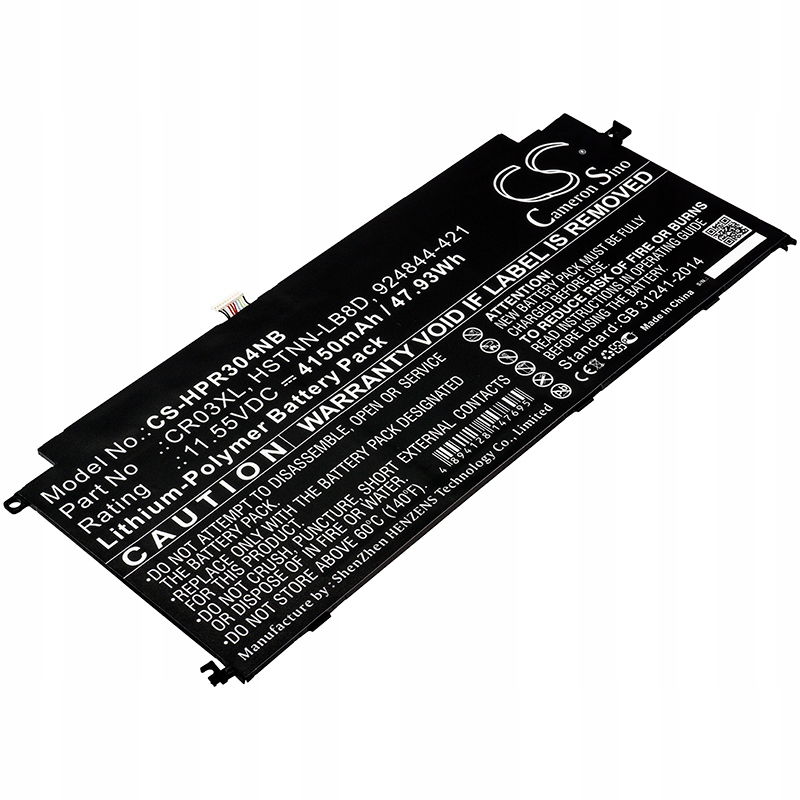 Techtek Batéria 4150mAh kompatibilná s [ Hp ] Envy 12-E000 X2 Detachable Pc,