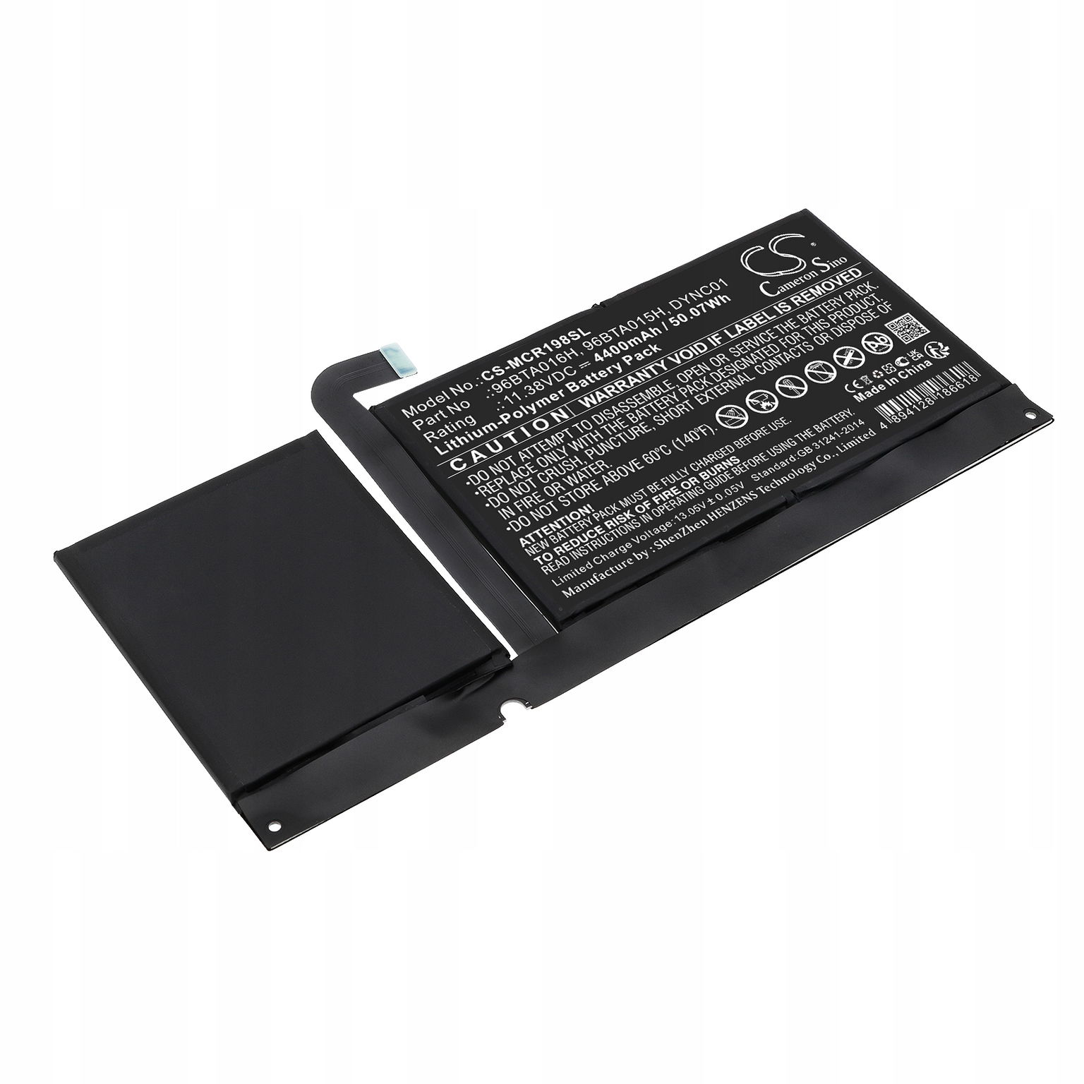 Techtek Batéria 4400mAh kompatibilná s [ Microsoft ] 1982, 1983, Surface Pro