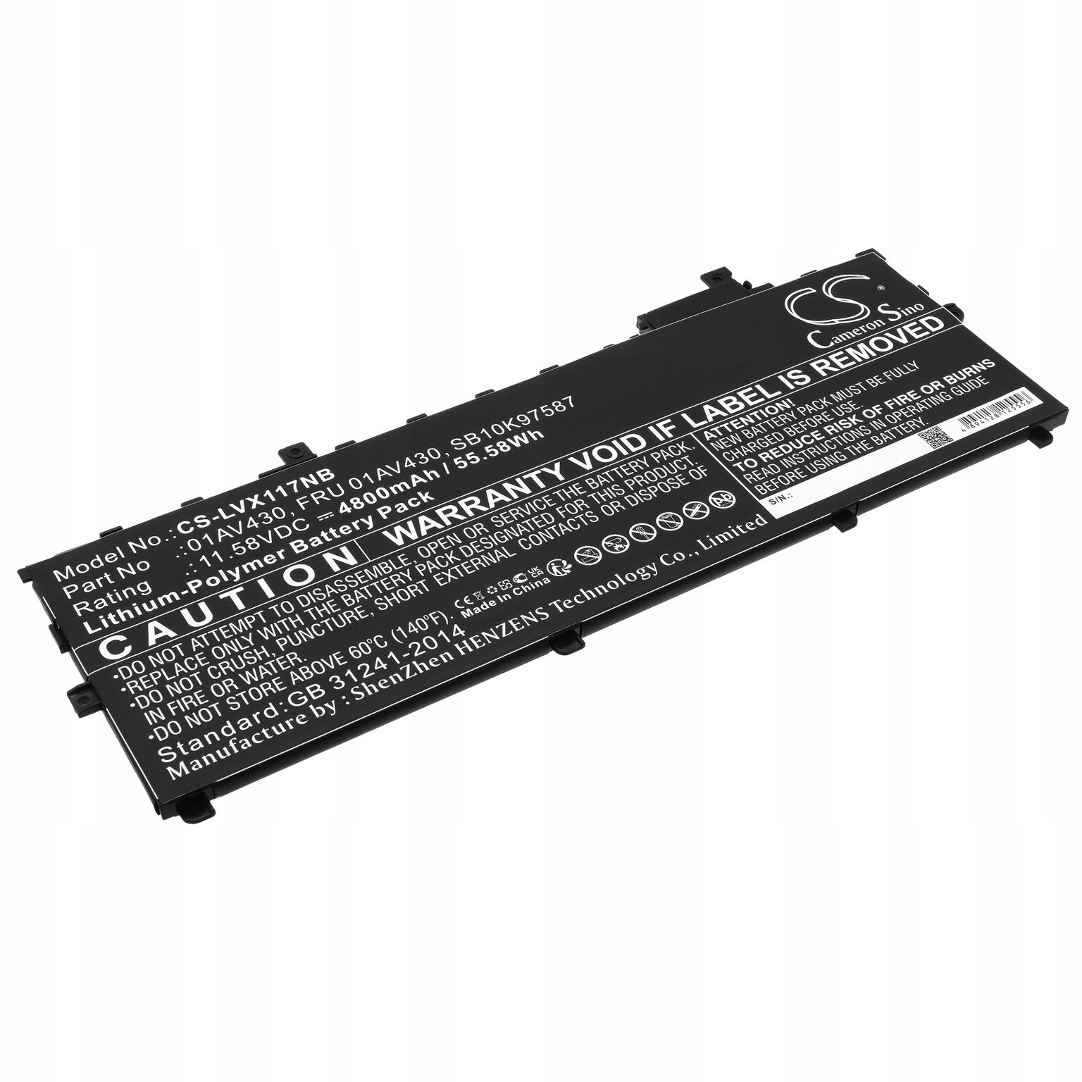 Techtek Batéria 4800mAh kompatibilná s [ Lenovo ] ThinkPad X1 Carbon 2017, T