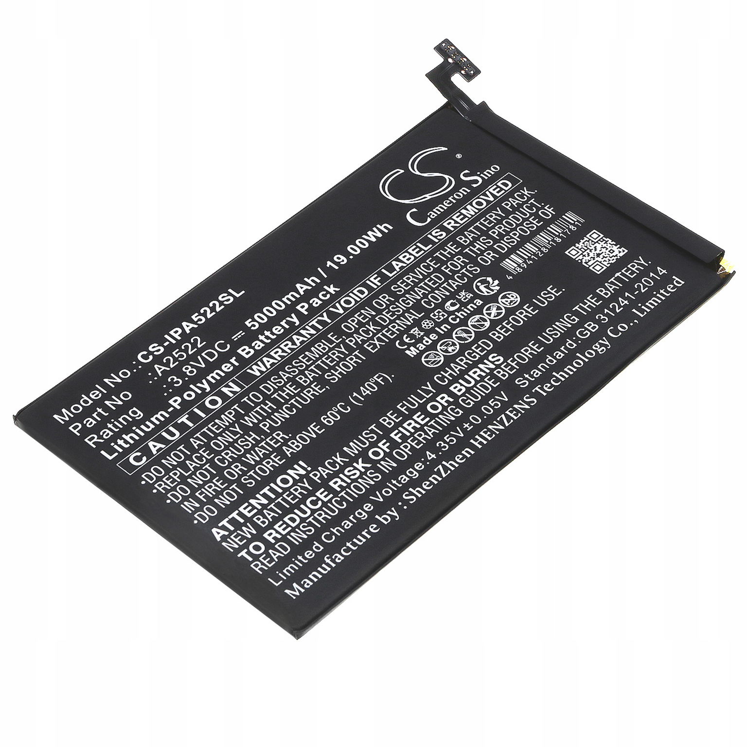 Techtek Batéria 5000mAh kompatibilná s [ Apple ] A2567, A2568, A2569, iPad M