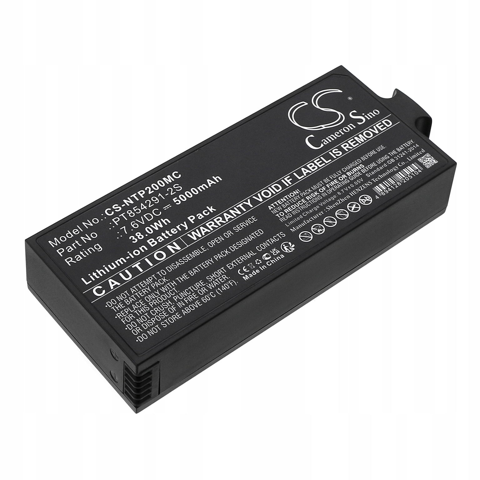 Techtek Batéria 5000mAh kompatibilná s [Insta360] Pro, Pro 2, Pro Vr nahra