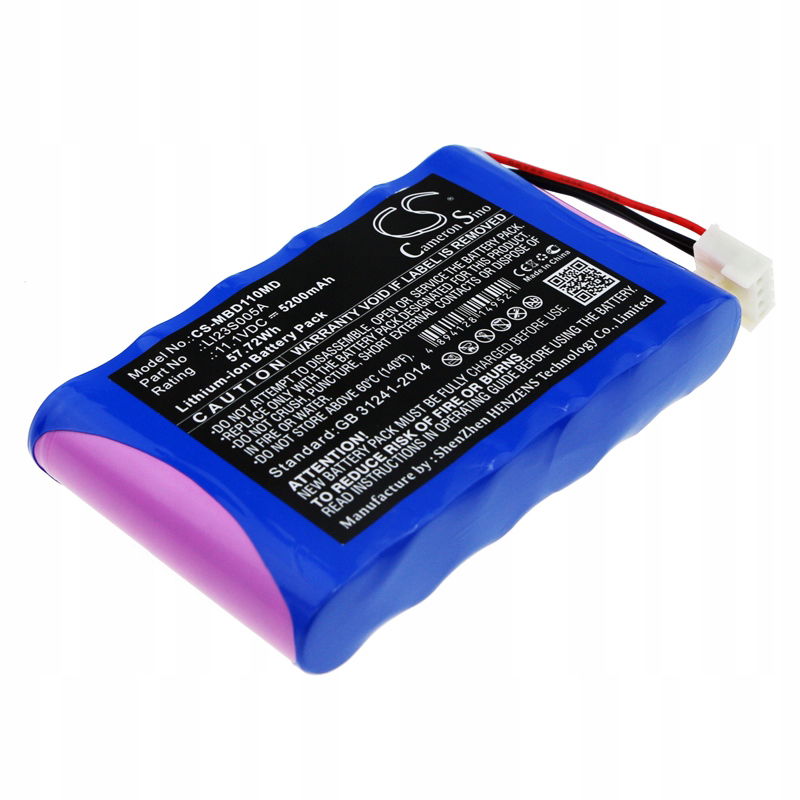 Techtek Batéria 5200mAh kompatibilná s [ Mindray ] Umec10 nahrádza LI23S005