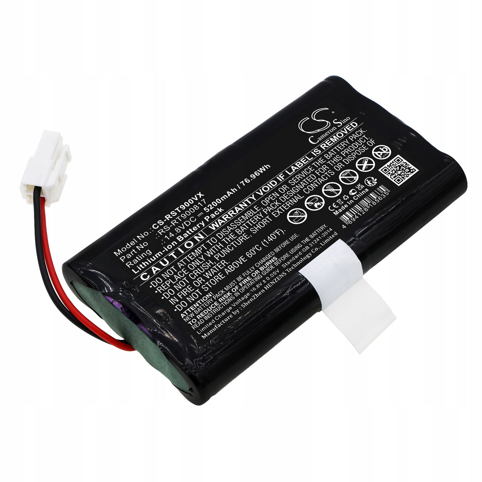 Techtek Batéria 5200mAh kompatibilná s [ Rowenta ] RR8021, RR8021WH, RR8024W