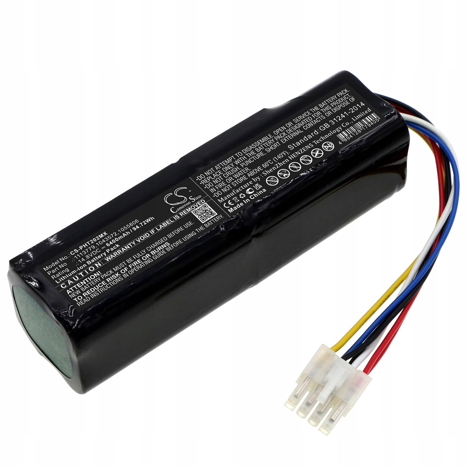 Techtek Batéria 6400mAh kompatibilná s [ Philips ] Respironics Ref 1043572,