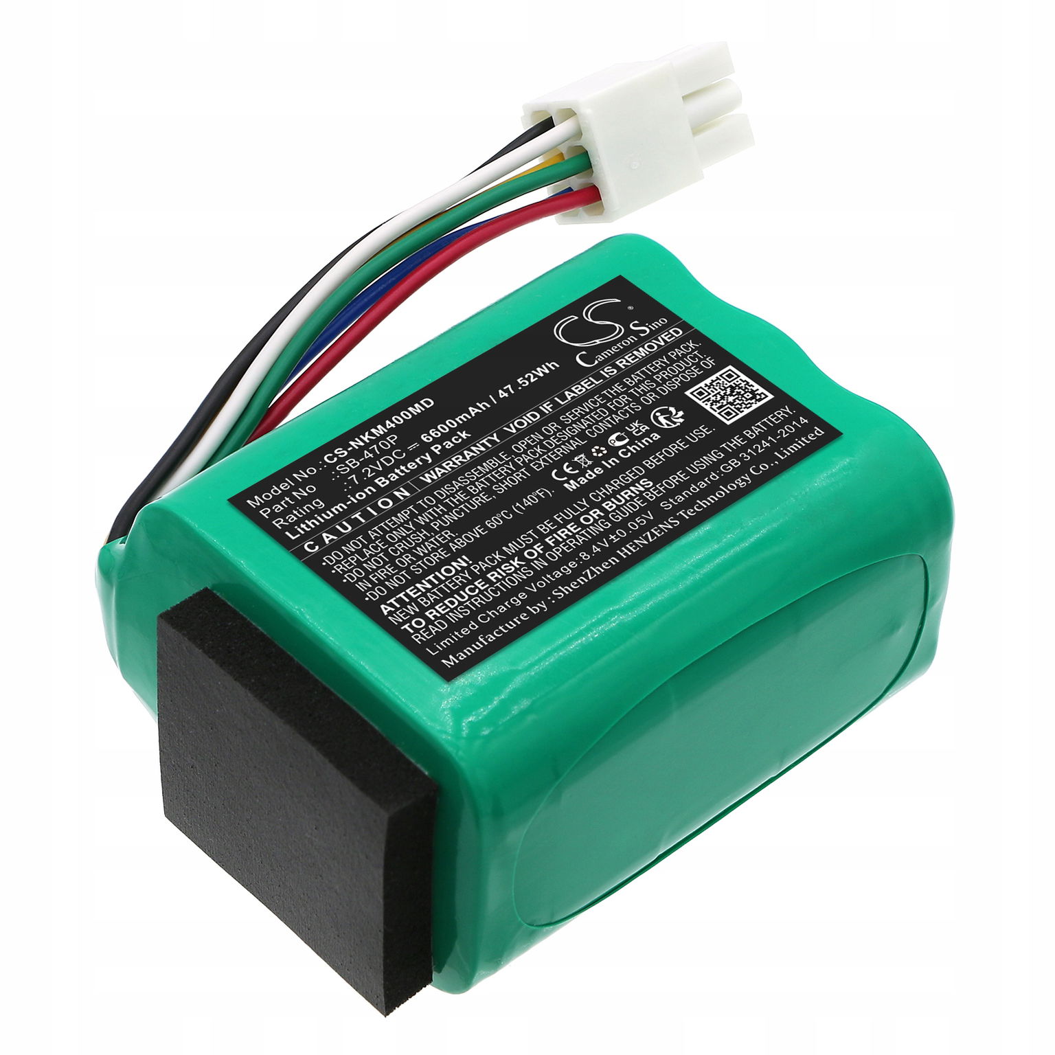 Techtek Batéria 6600mAh kompatibilná s [ Nihon Kohden ] PVM-4000, PVM-4761 n