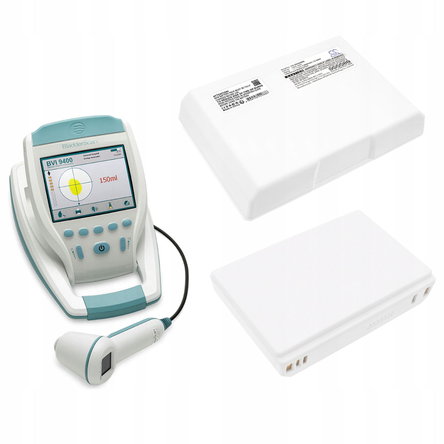 Techtek Batéria 6800mAh kompatibilná s [ Verathon ] 9400 Bladderscan, Bvi 94