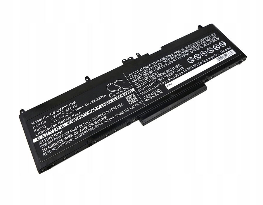 Techtek Batéria 7300mAh kompatibilná s [ Dell ] Latitude E5570, Precision 35