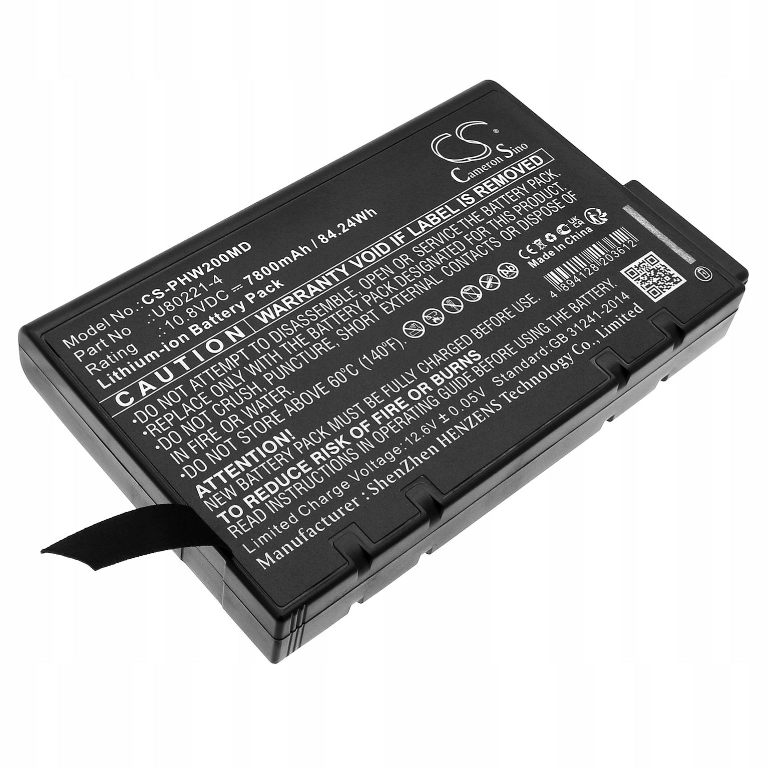 Techtek Batéria 7800mAh kompatibilná s [ Philips ] PageWriter TC10, PageWrit